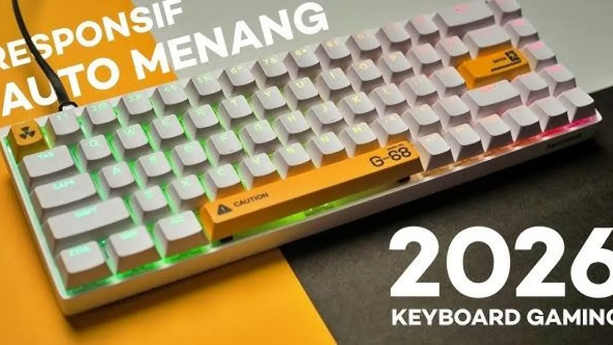 Rekomendasi keybord terbaik 2026. (ILUSTRASI/YOUTUBE PRODUK PEDIA)