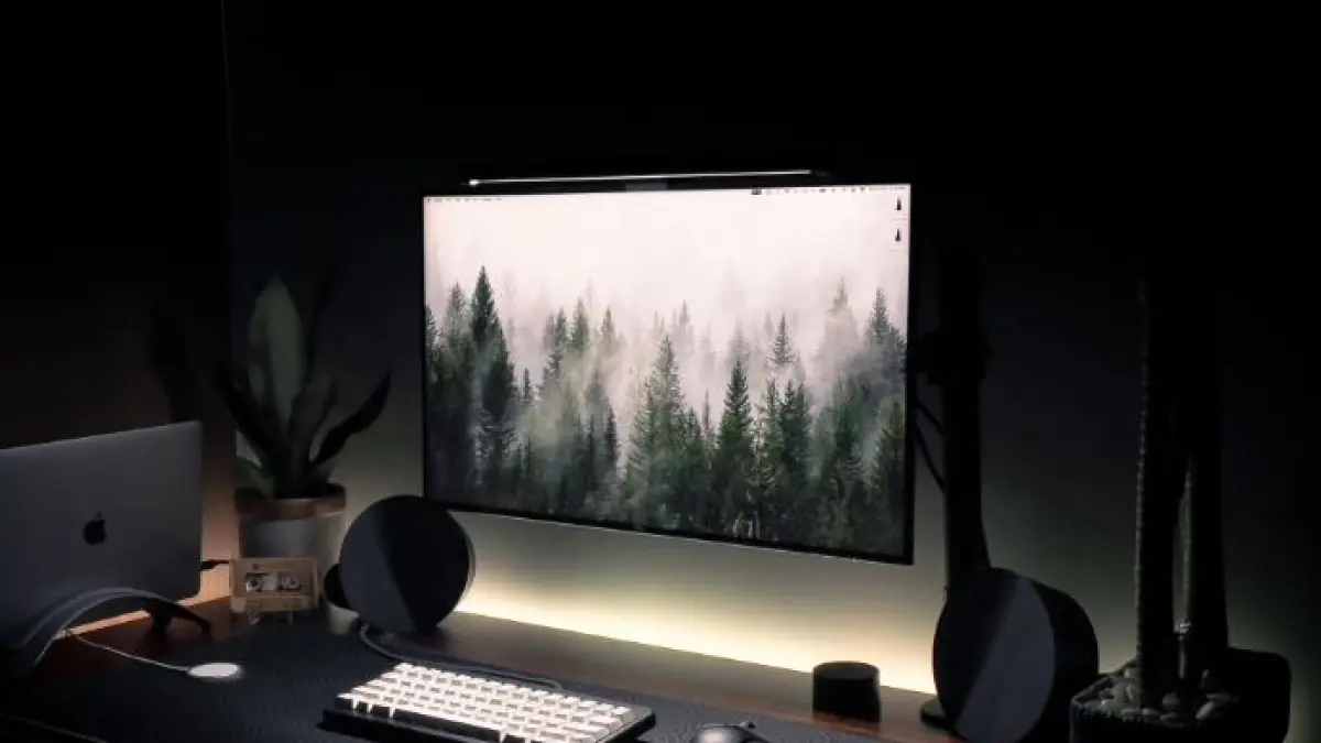 Setup meja kerja simpel. (ILUSTRASI/PINTEREST)