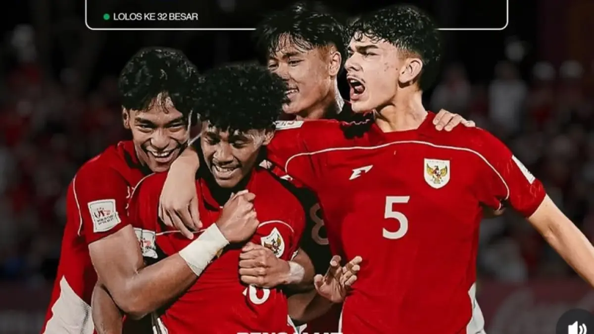 Skuad Timnas Indonesia U17 yang berlaga di Piala Dunia U17 2025 lalu. (IG @pengamatsepakbola)