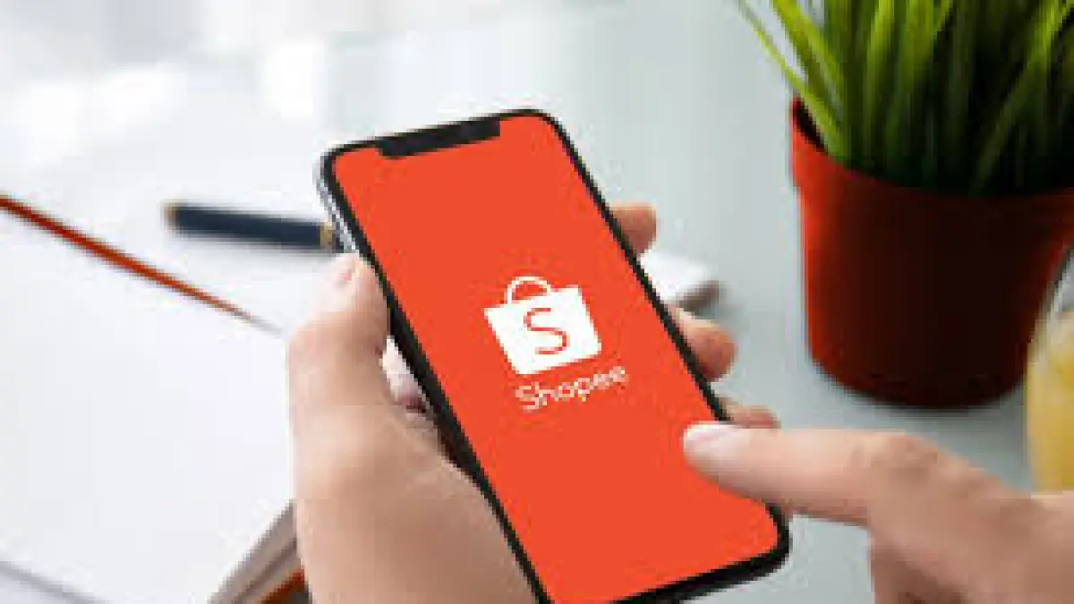 Ilustrasi Shopee, salah satu marketplace terbesar di Indonesia. (GRAMEDIA)