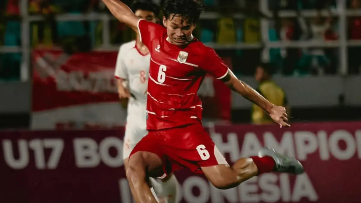 GAGAL LOLOS: Timnas Indonesia U17 berjibaku melawan Vietnam U17 di Stadion Gelora Delta, Sidoarjo, Minggu (19/4) malam. (IG @timnasindonesia)
