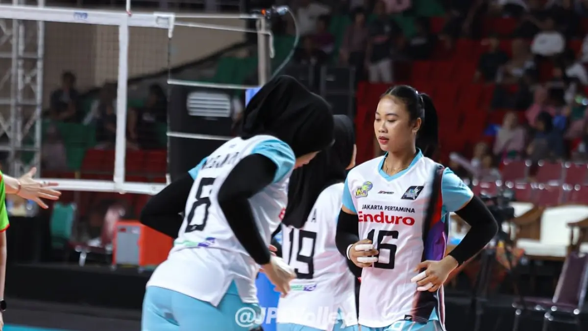 JPE mengalagkan Gresik Phonska 3-1. (Instagram JPE)