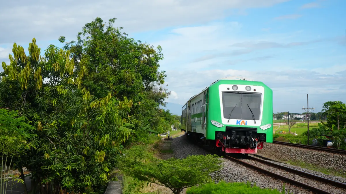 Penumpang KA BIAS di wilayah Daop 7 Madiun meningkat signifikan pada triwulan I 2026 seiring tingginya minat layanan antarmoda. FOTO: HUMAS KAI DAOP 7 MADIUN