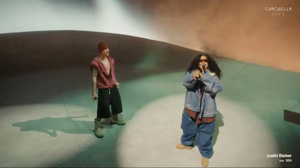 SZA & Justin Bieber on Coachella 2026 (Youtube Coachella)