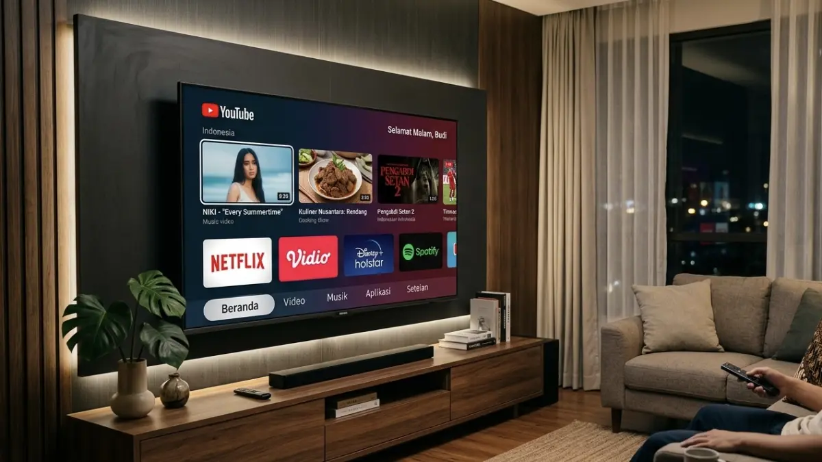 Ilustrasi smart tv
