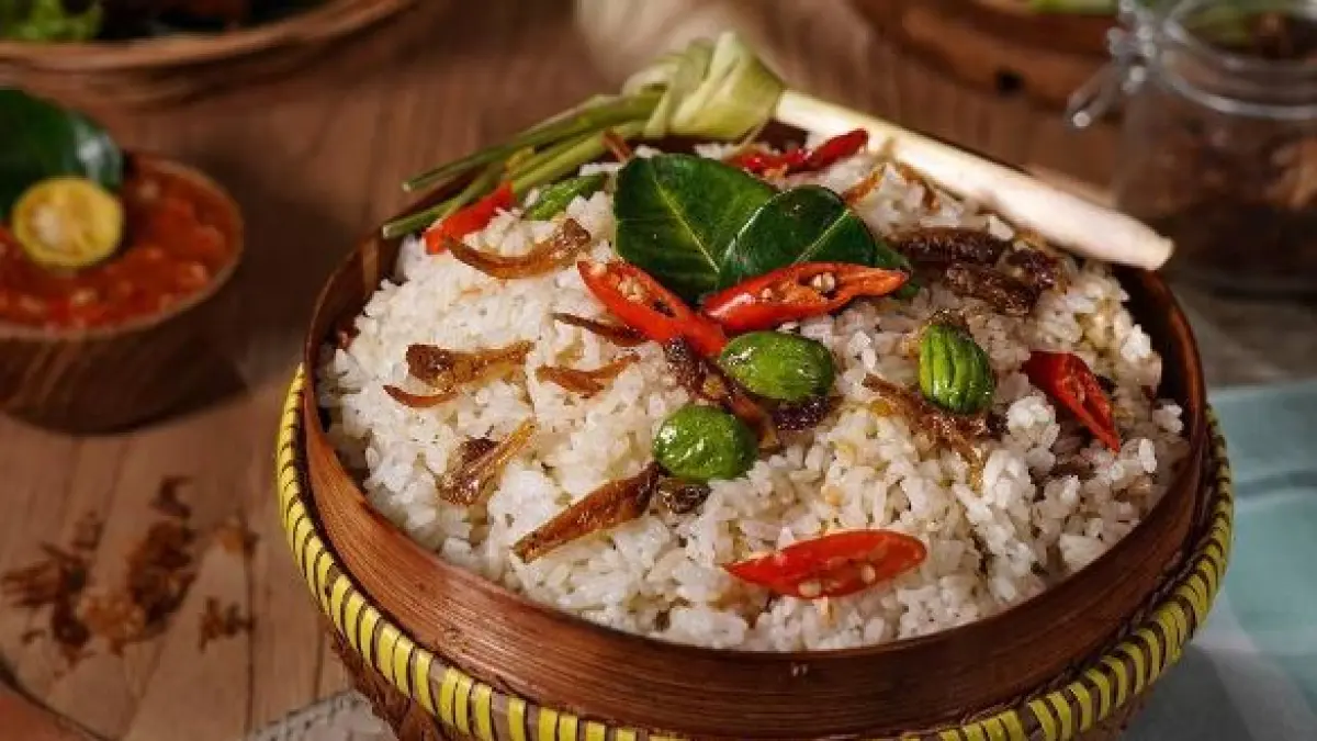 Nasi liwet. 