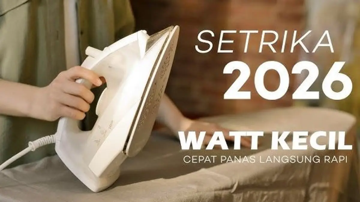 Setrika Low Watt Terbaik 2026. (ILUSTRASI/YOUTUBE PRODUK PEDIA)