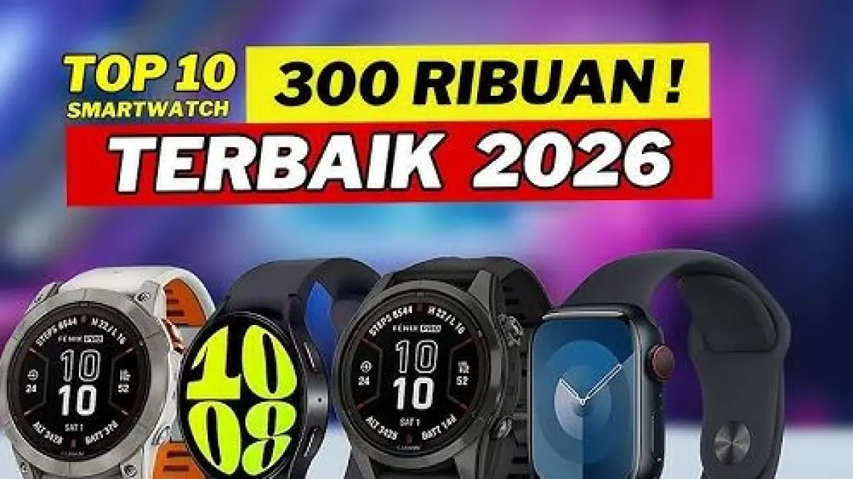 Smartwatch Anti Air Terbaik 2026. (ILUSTRASI/YOUTUBE DENZHOPRO)