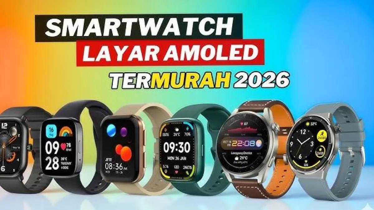 Smartwatch Murah Terbaik 2026. (ILUSTRASI/YOUTUBE DENZHOPRO)