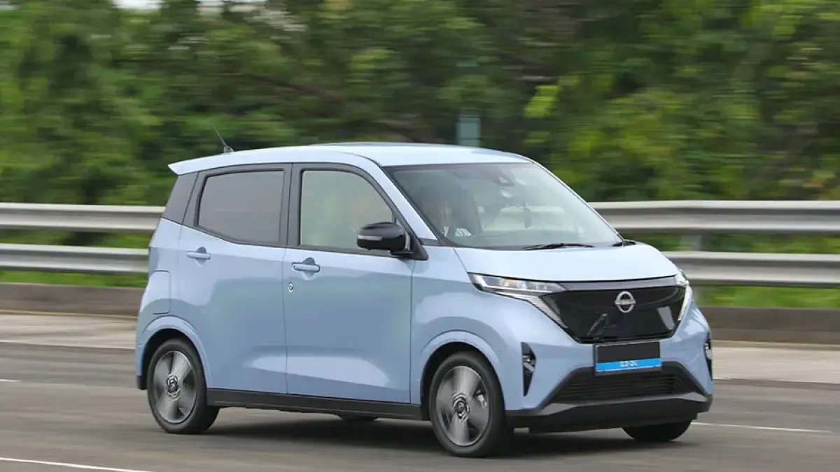 Tampilan baru mobil listrik Nissan Sakura 2026.