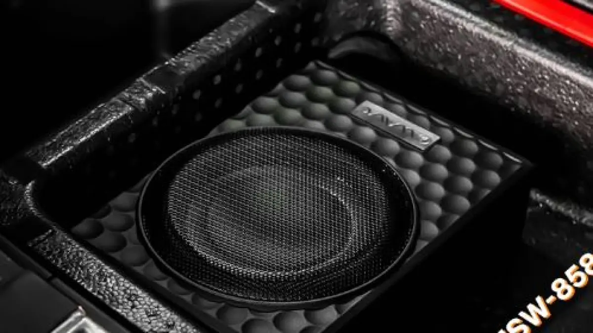 Ilustrasi audio speaker. 