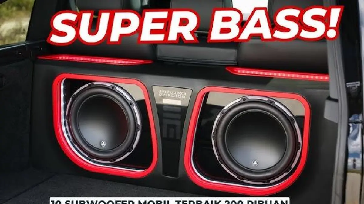 Subwoofer. (ILUSTRASI/YOUTUBE HOBI DISKON) 