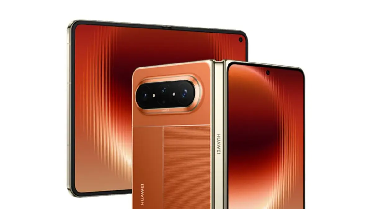 Tampilan desain Huawei Pura X Max.