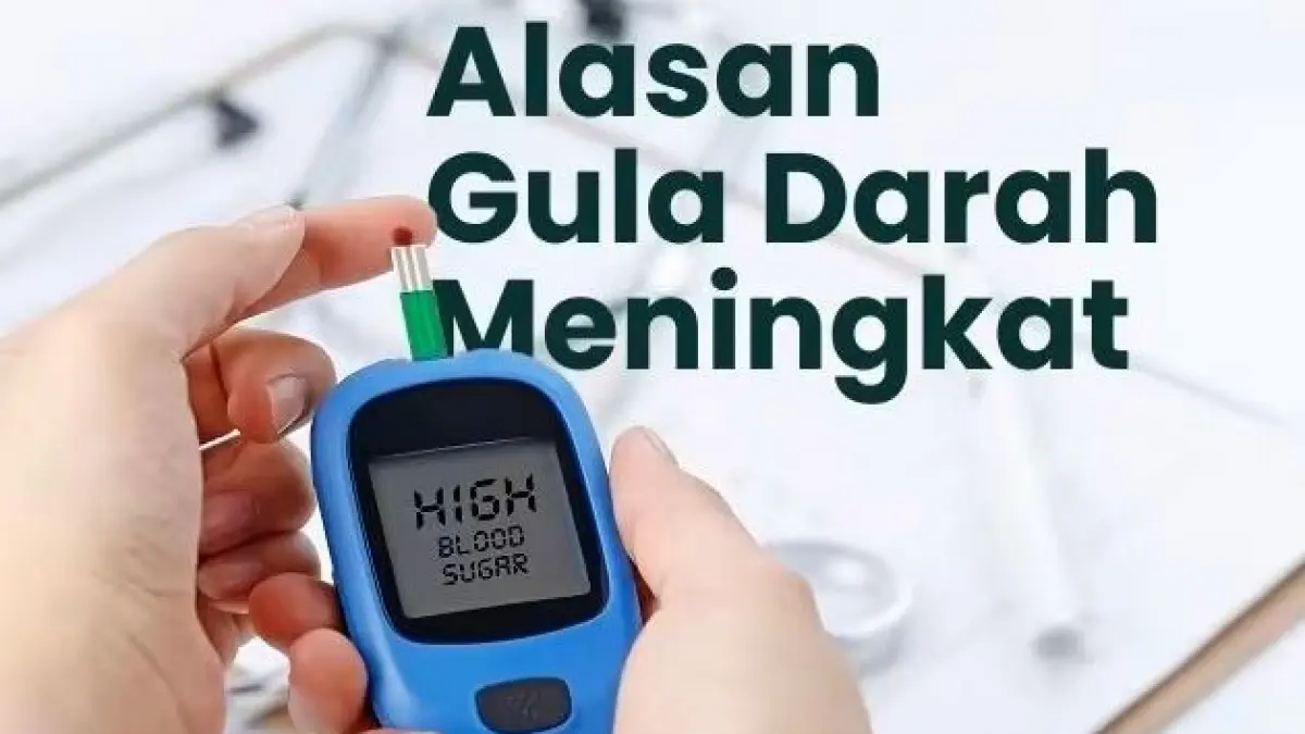 Ilustrasi gula darah tinggi. 