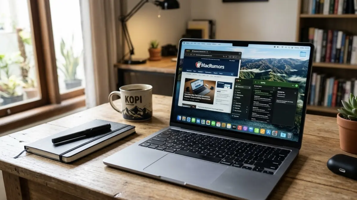 
Ilustrasi macbook 