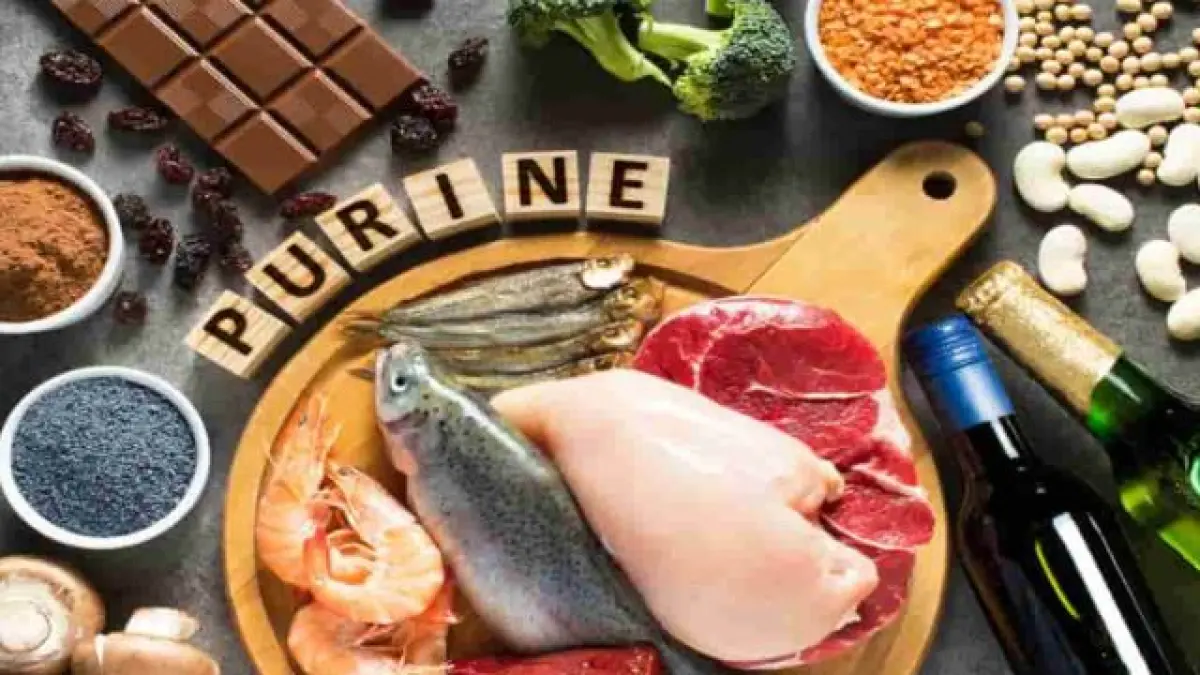 Ilustrasi makanan penyebab asam urat.