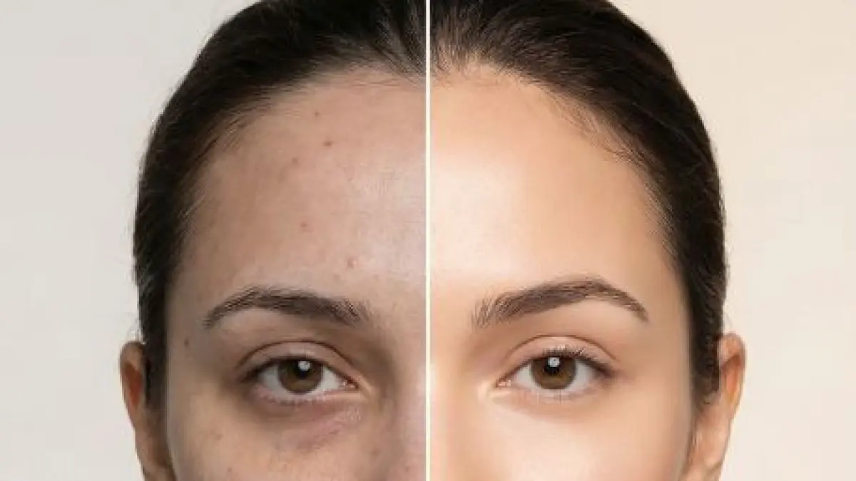 Ilustrasi wajah berminyak. (PINTEREST)