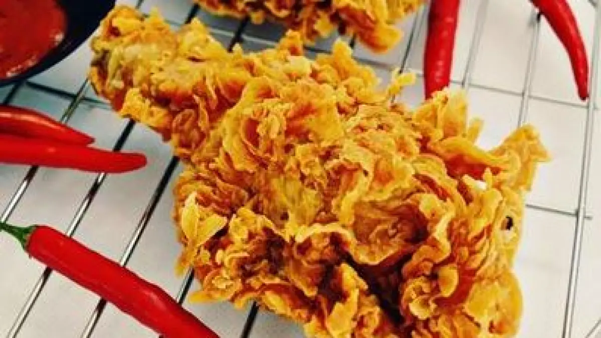 Goreng Ayam Kentaki Super Kriuk. 