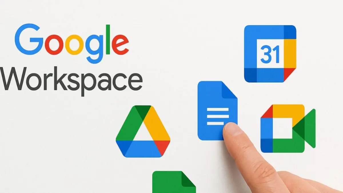 Ilustrasi Google Workspace untuk bekerja secara efektif dan efisien.