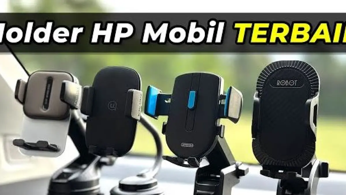 Ilustrasi holder HP mobil. (YOUTUBE)