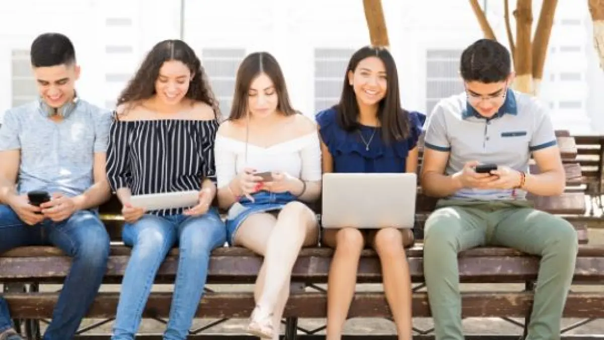 Ilustrasi lifestyle gen z. 