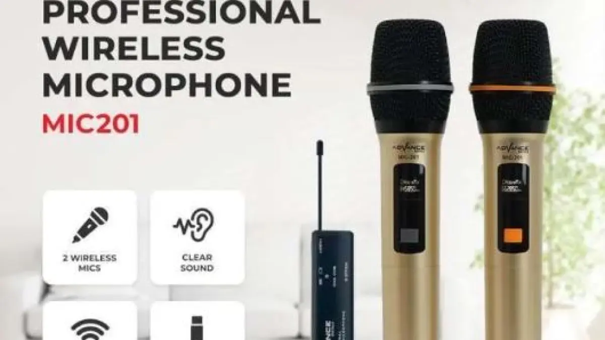 Ilustrasi rekomendasi mikrofon wireless. 