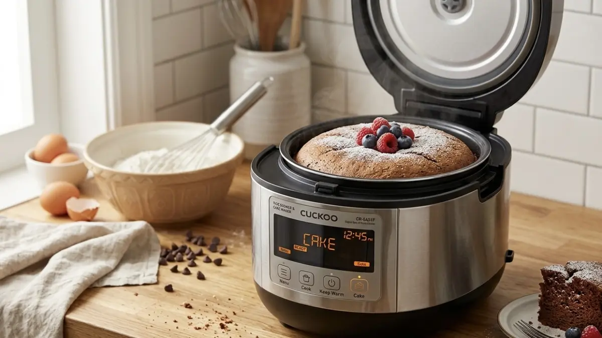 Ilustrasi rice cooker cake