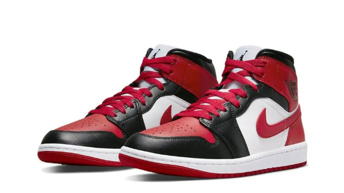 Ilustrasi sepatu basket Air Jordan.