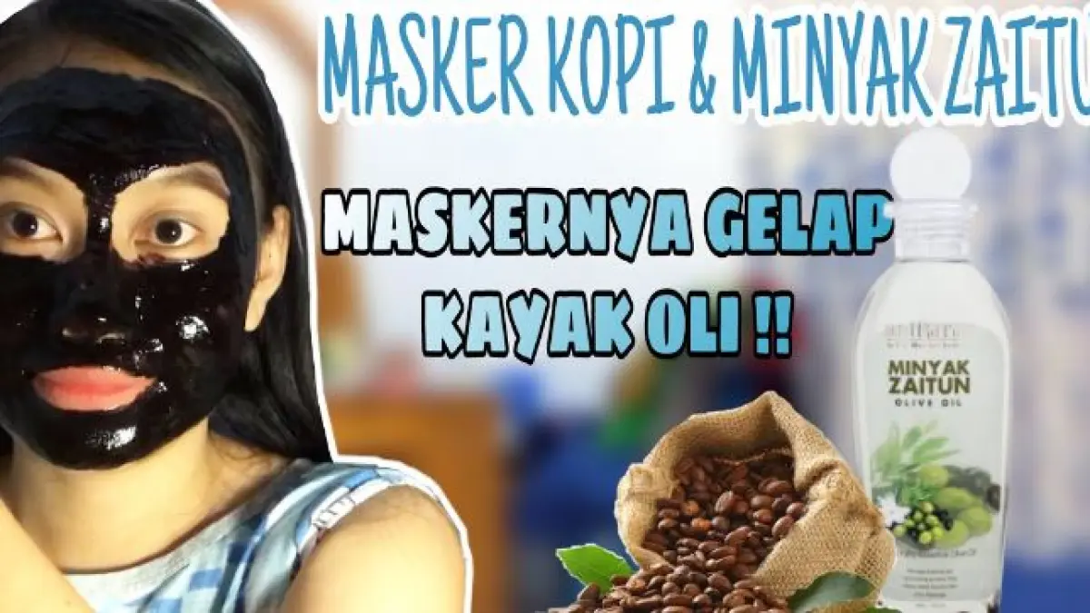Masker Kopi dan Minyak Zaitun. (YOUTUBE/Ningsihlant)