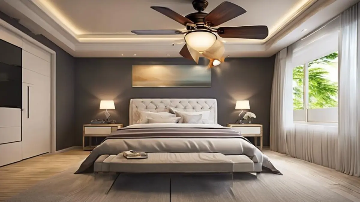 Kipas angin gantung cocok untuk rumah modern. 