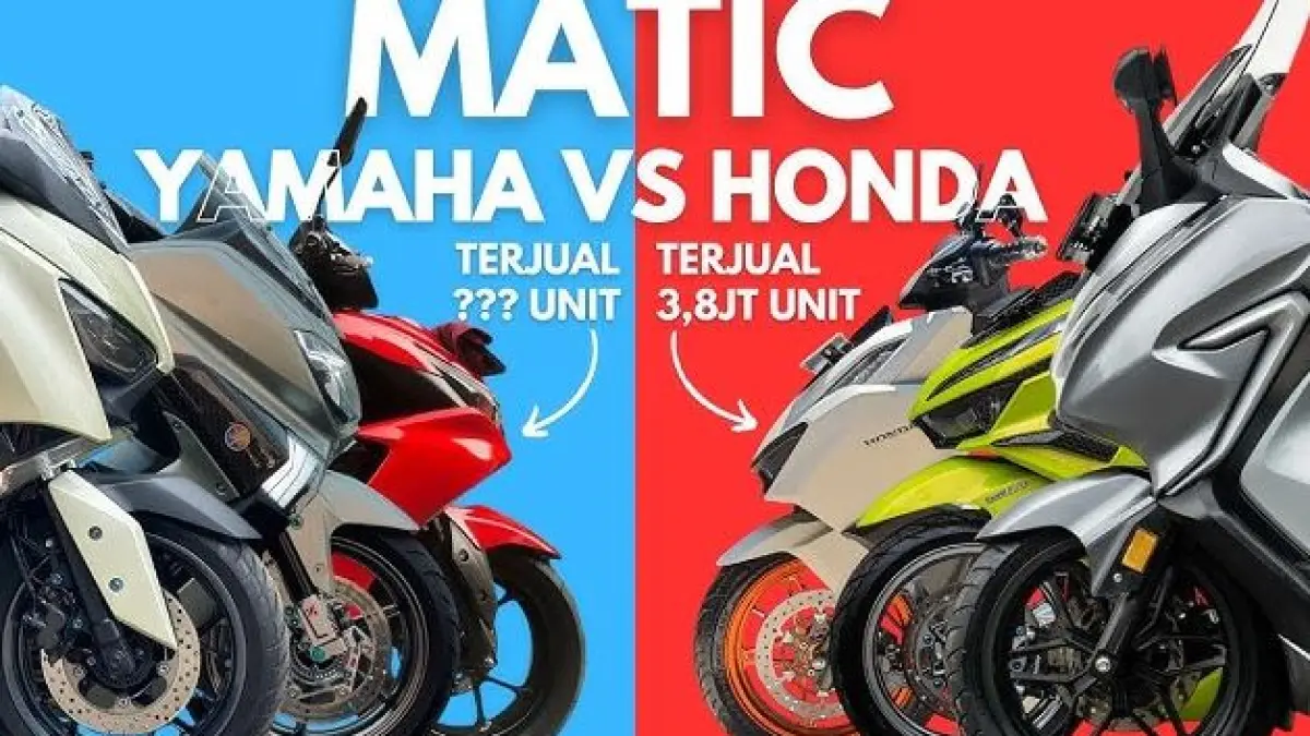 Motor Hybrid Yamaha vs Honda. (ILUSTRASI/YOUTUBE KING RIPAN)