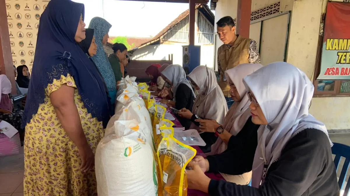 Penyaluran bantuan pangan di Madiun mencapai 100 persen. DOK RADAR MADIUN