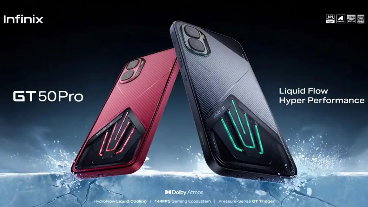 HP Infinix GT 50 Pro meluncur dengan spesifikasi unggul.