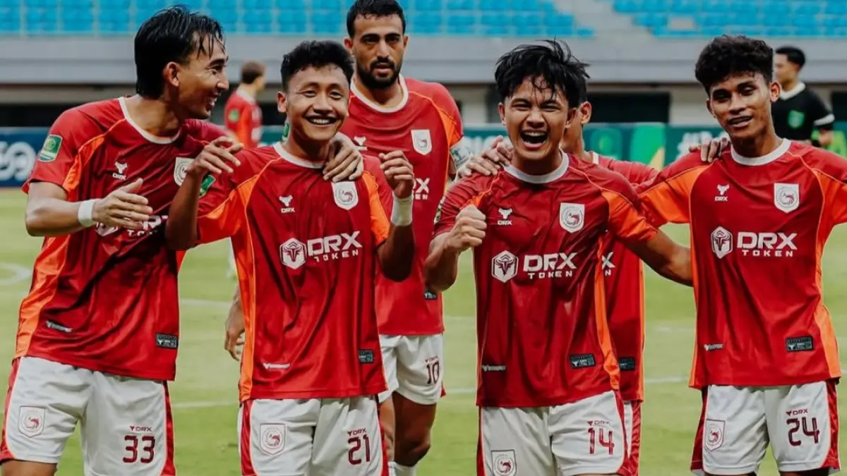 MENANG TELAK: Skuad Garudayaksa berhasil menang telak atas Sriwijaya FC pada pekan ke-26 Pegadaian Championship. (IG @garudayaksafc.official)