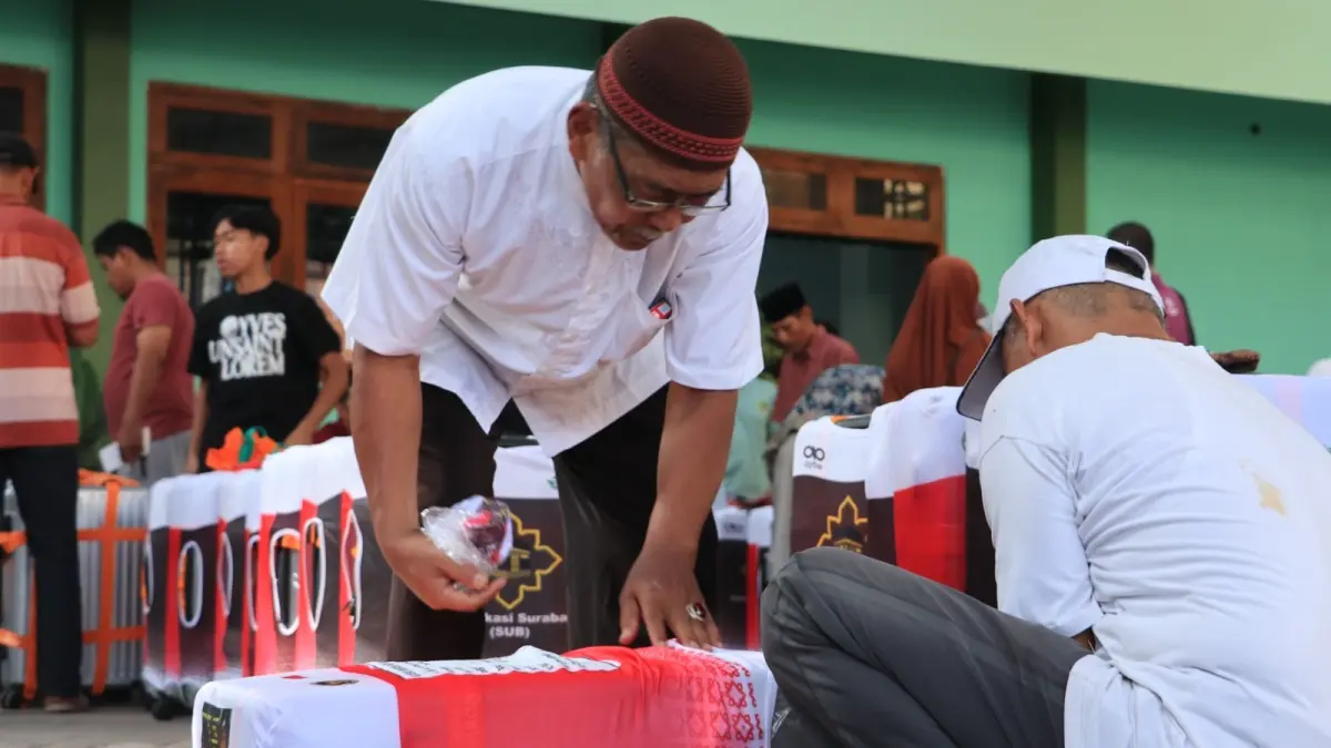 CJH Ponorogo diberangkatkan ke Tanah Suci dari pendapa pemkab. SUGENG DWI N/RADAR PONOROGO