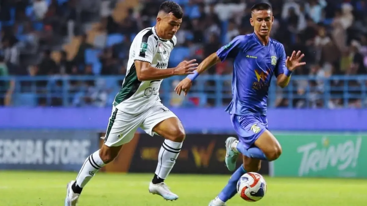 GAGAL MENANG: Gol Gustavo Tocantins gagal membawa PSS Sleman menang setelah Persiba Balikpapan menyamakan kedudukan. (IG @pssleman)