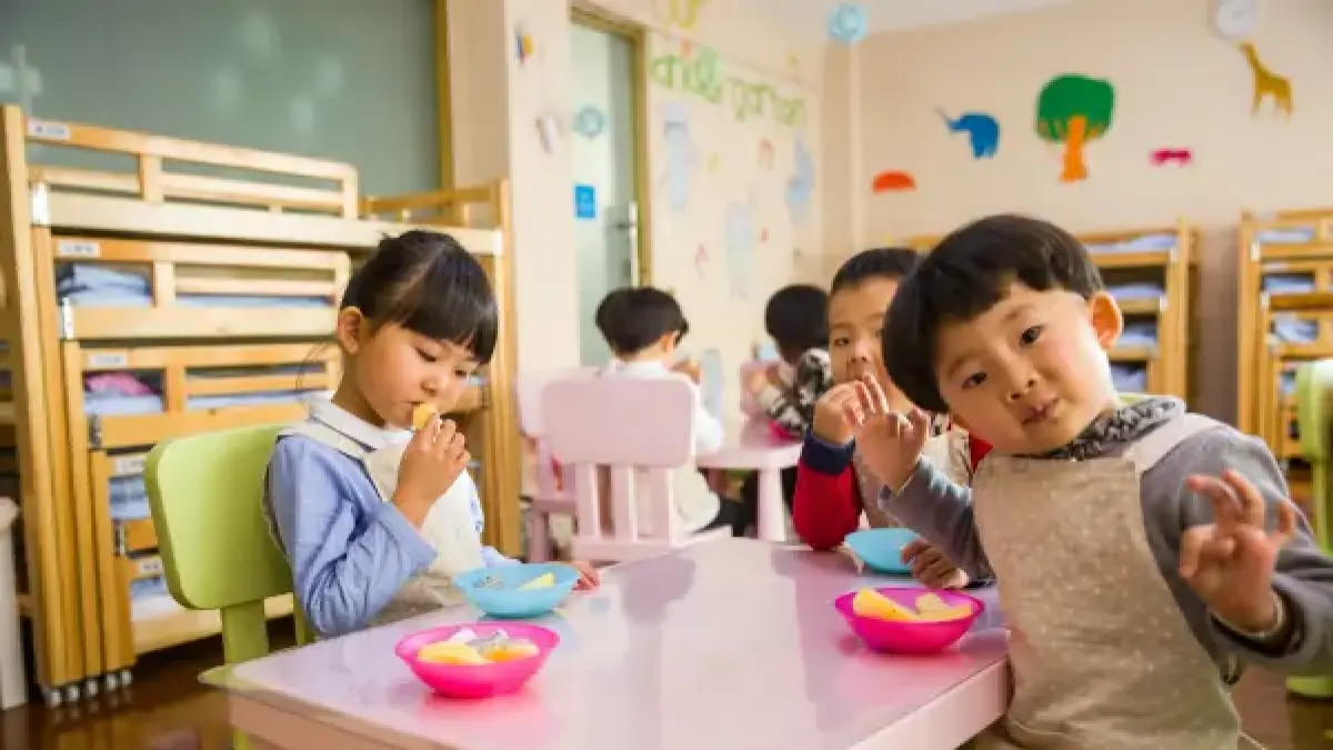 Ilustrasi daycare atau tempat penitipan anak.
