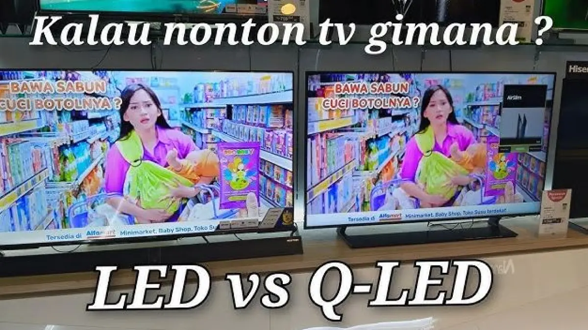 Ilustrasi QLED. 