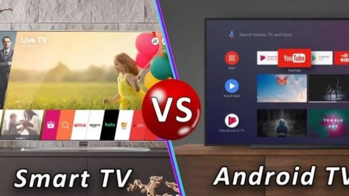 Ilustrasi TV Android dengan Audio Jernih