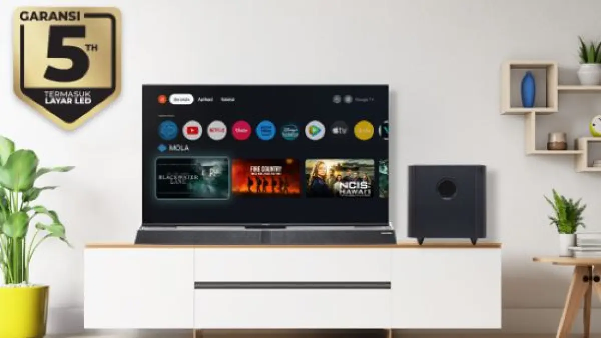 Ilustrasi TV Android Harga Rp2 Jutaan