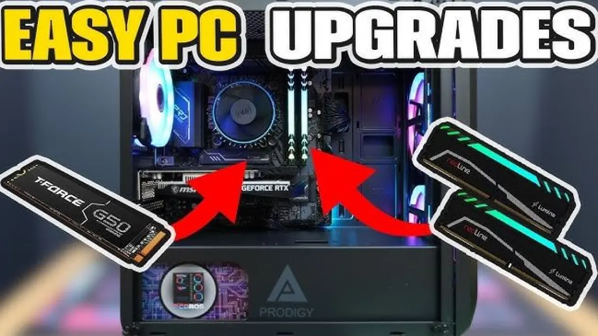 Ilustrasi upgrade PC gaming. (YouTube/PCBros LLC) 