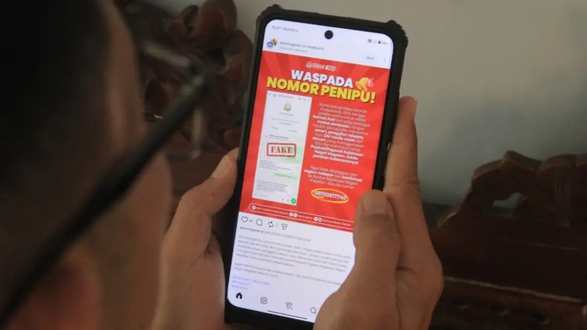 Kejari Magetan imbau warga waspada penipuan mencatut pejabat. AJI PUTRA/RADAR MAGETAN