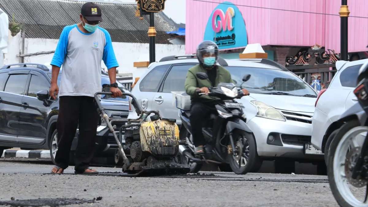 Pemkab Ponorogo siapkan perbaikan puluhan ruas jalan. SUGENG DWI N/RADAR PONOROGO