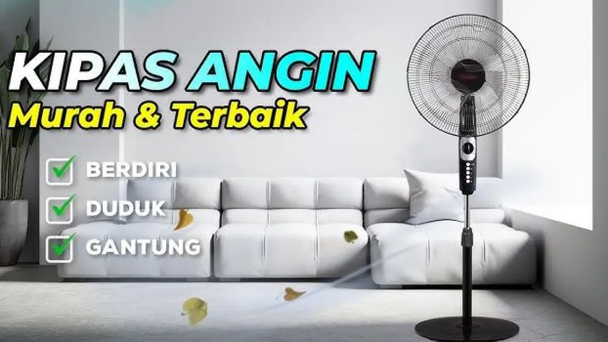 Ilustrasi kipas angin. (YOUTUBE/PONDACYPROJECT)
