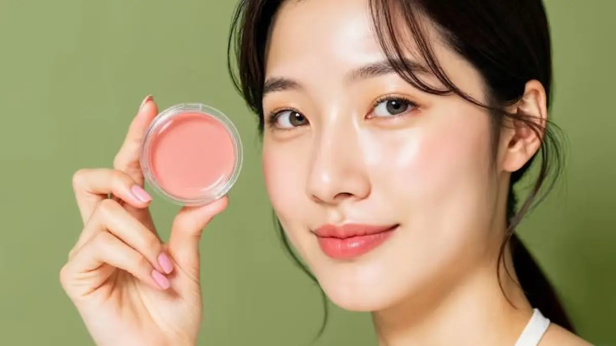 Ilustrasi makeup Korea natural. (freepik)