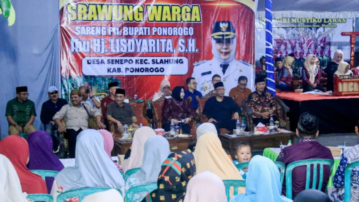 Plt Bupati Ponorogo menginap di rumah warga Desa Senepo. FOTO: DISKOMINFO PONOROGO