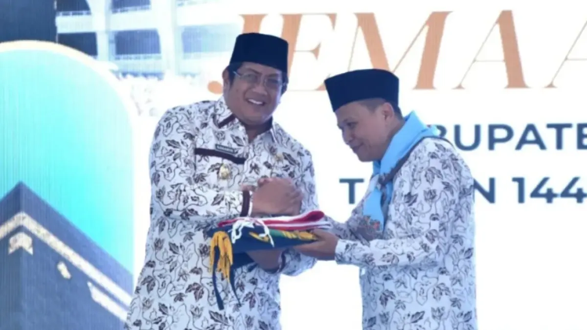 Puluhan ASN Pemkab Pacitan berangkat haji tahun ini, layanan publik tetap berjalan dengan penunjukan Plh. FOTO: PROKOPIM PEMKAB PACITAN