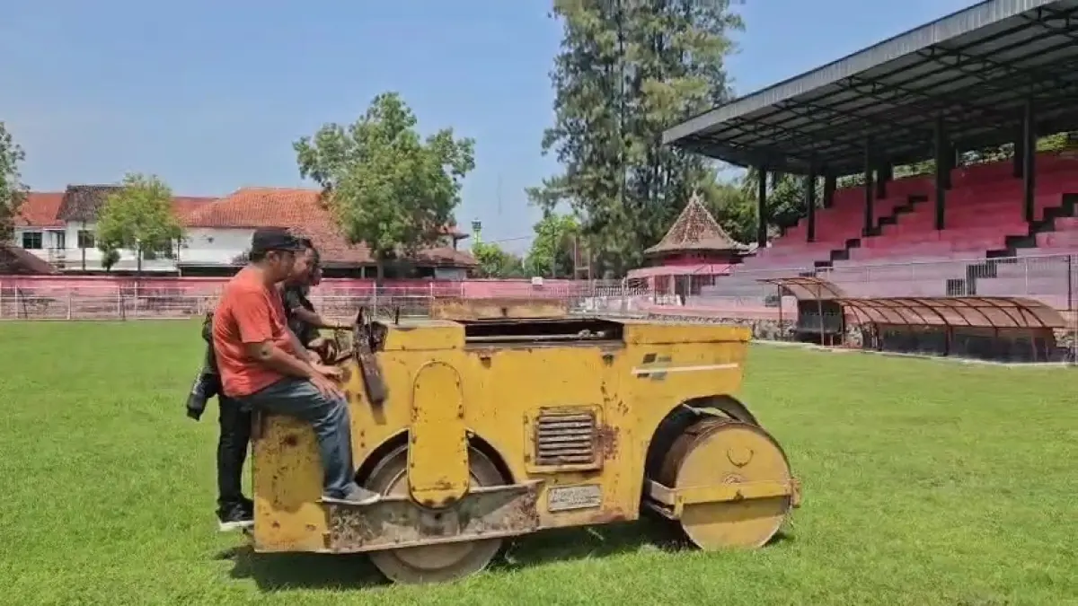Stadion Ketonggo Ngawi disiapkan sebagai venue putaran nasional Liga 4 jika pengajuan tuan rumah disetujui. ASEP SYAEFUL/RADAR NGAWI