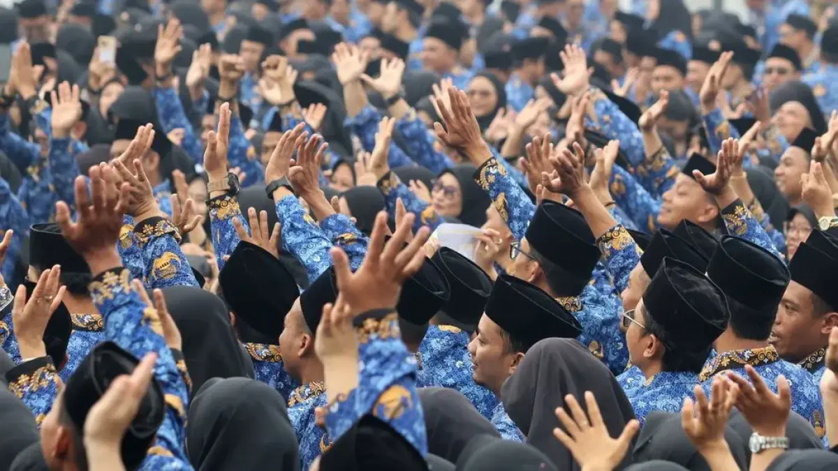 Ilustrasi Pelantikan PNS dan PPPK (mmc.tirto.id)