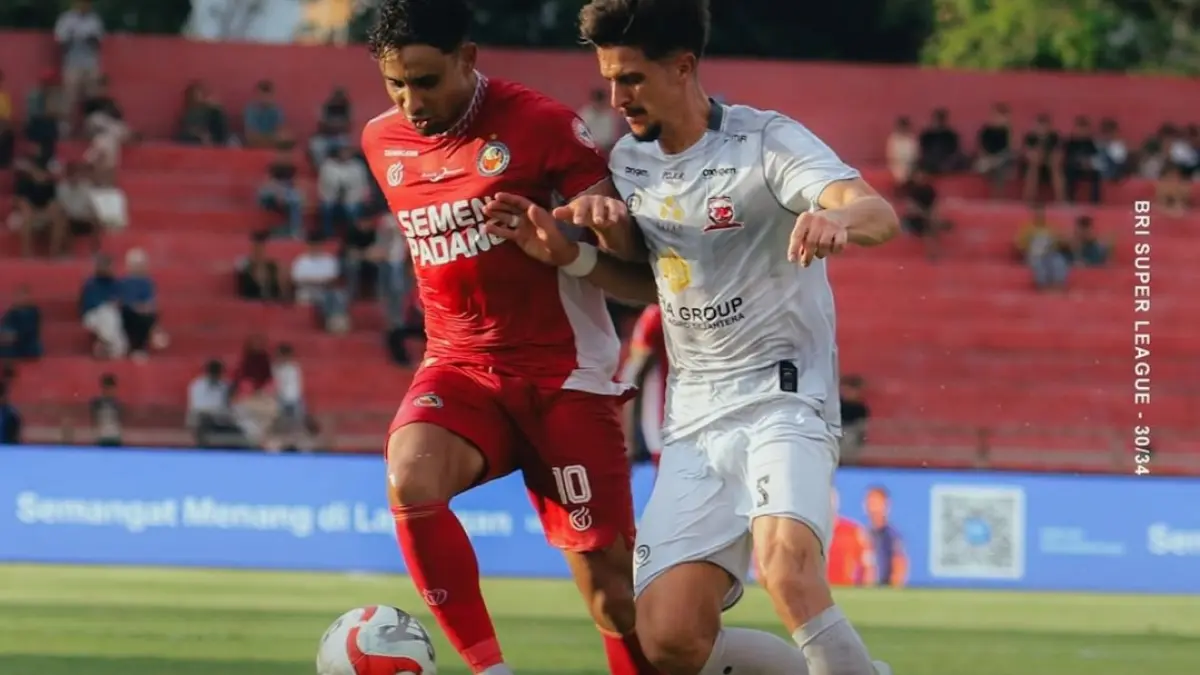 KALAH LAGI: Semen Padang kembali menelan kekalahan saat menghadapi Madura United pada pekan ke-30. (IG @semenpadangfcid)